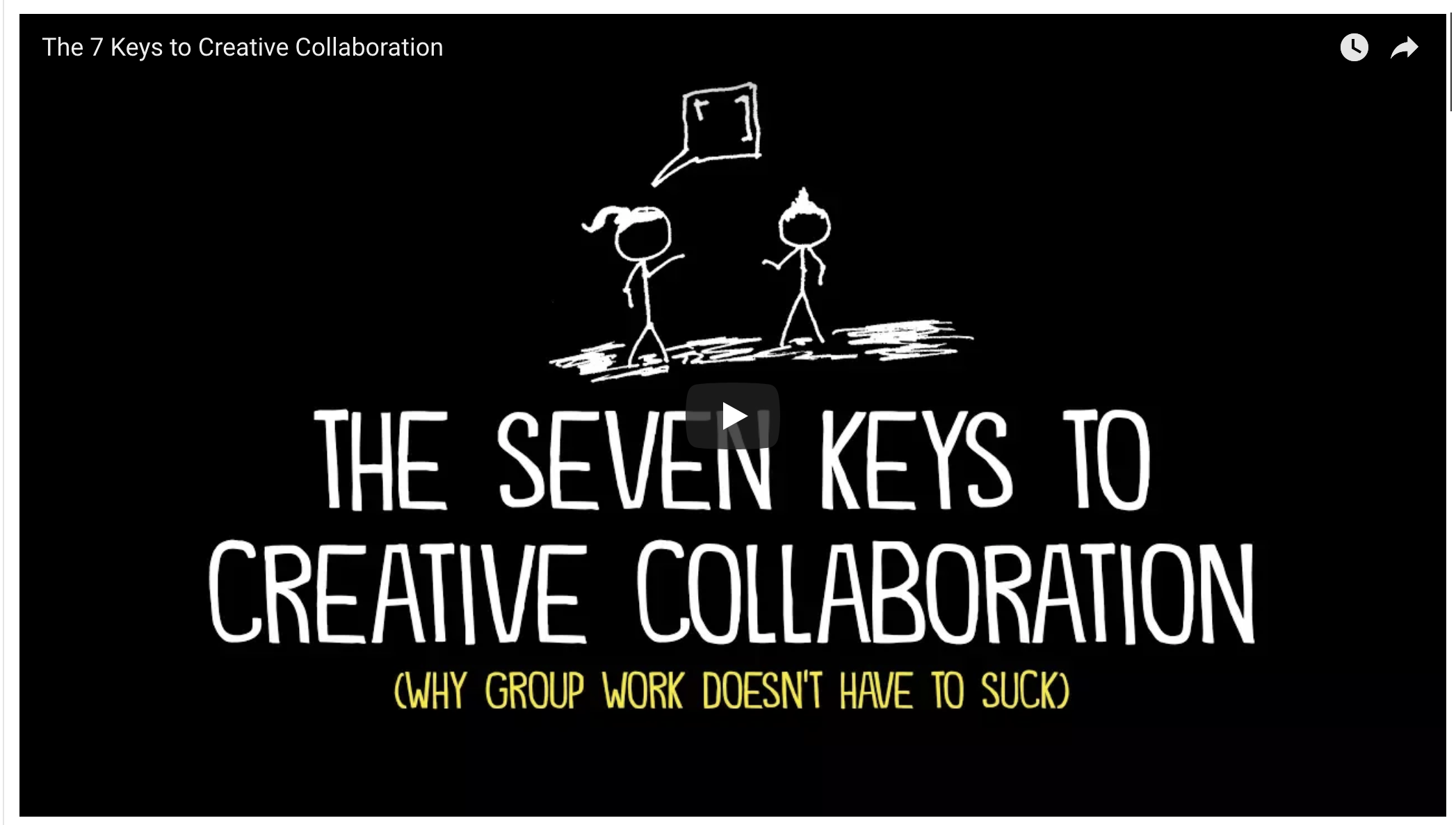 Seven Keys To Creative Collaboration - John Spencer